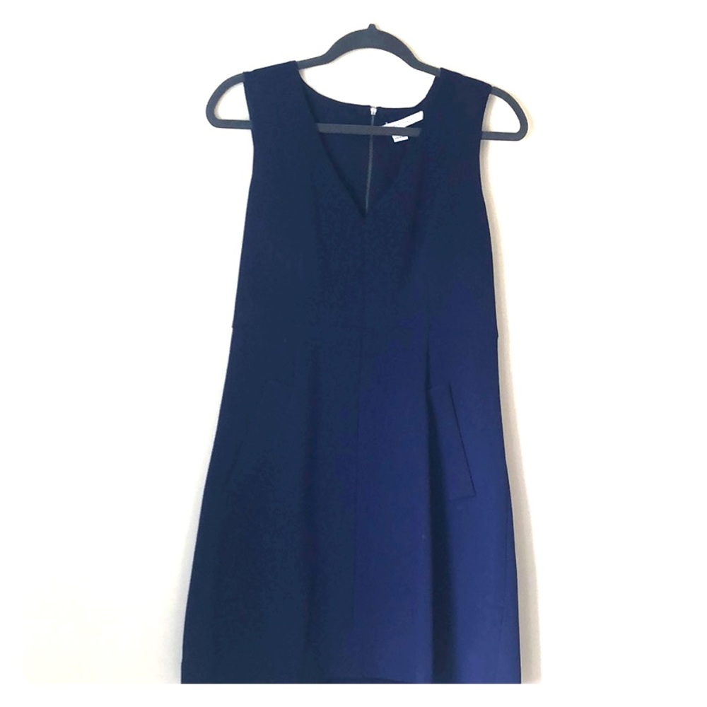 Diane von Furstenberg purple dress w pockets